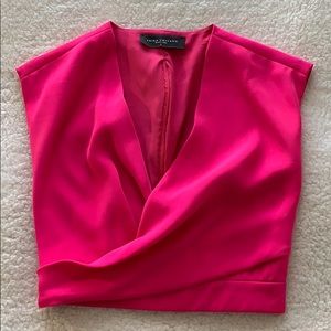 Akira got pink crop top